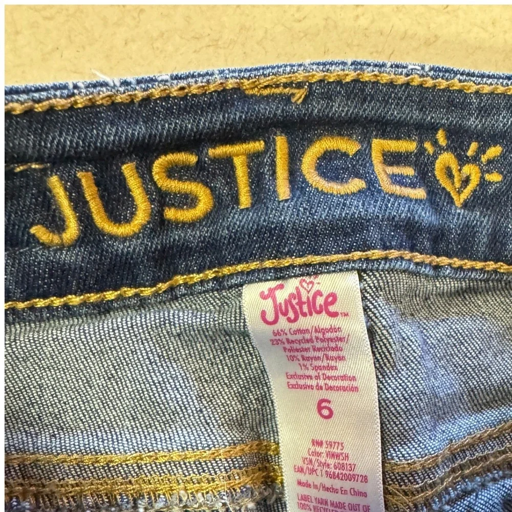 Justice girls denim